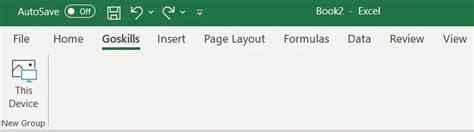 The Excel Ribbon Goskills