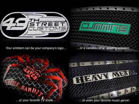 Custom Grille Emblems for Trucks - Dare to Be Different!