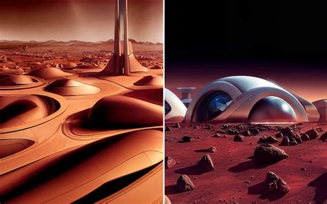 City on Mars by Lenz Architects made with AI | LaptrinhX