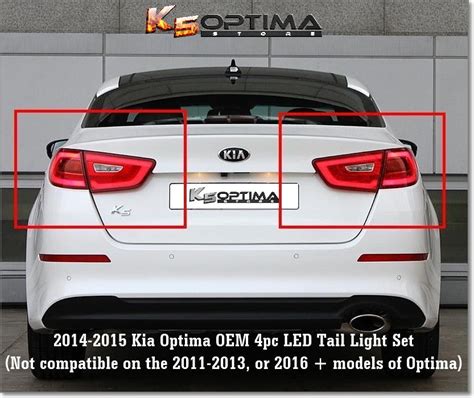 K5 Optima Store Kia Optima 2011 2015 Oem Led Tail Lights