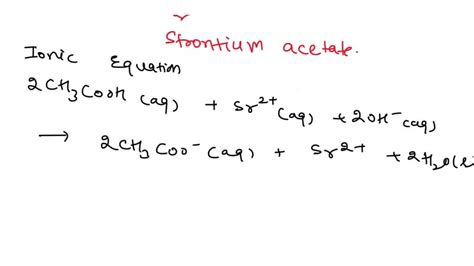 Solved Complete The Balanced Neutralization Equation For The Reaction