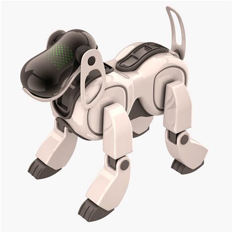 Sony Aibo Dog White 3D asset | CGTrader