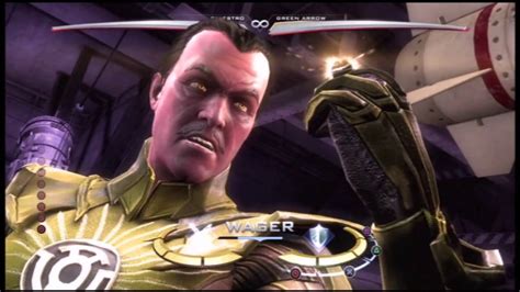 Sinestro Unique Clash Taunts Injustice Gods Among Us Youtube