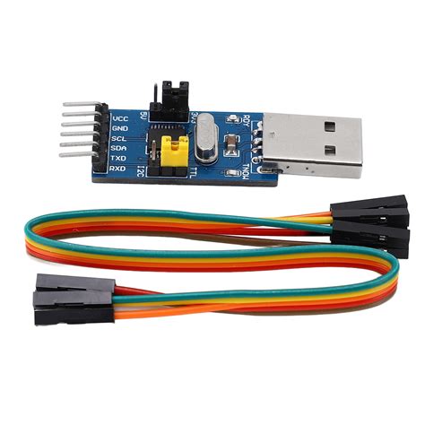 Usb To Iic I2c Uart Converter Adapter Module With Jumper Wire Usb To Ttl Serial Download Adapter