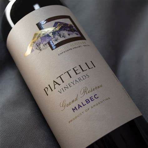 Vino Piattelli Grand Reserve Malbec Cafayate Salta 750ml LA ISLA VINOS