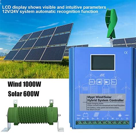 Fltxny Power 1600w Wind Solar Hybrid Charge Controller With Dump Load For Max 1000w Wind Turbine