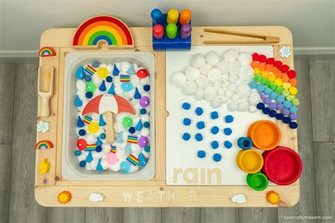 5 Fun Weather Sensory Bin Ideas Two Crafty Makers