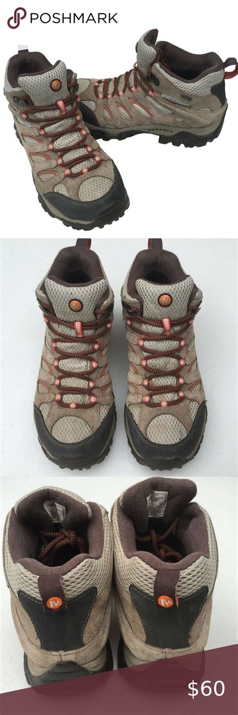 Merrell Moab 3 Mid Waterproof Vibram Hiking Boots Womens 85 Womens