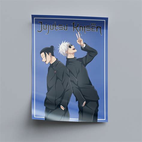 Jujutsu Kaisen Poster Anime Wall Printmanga Artanime Postersatoru