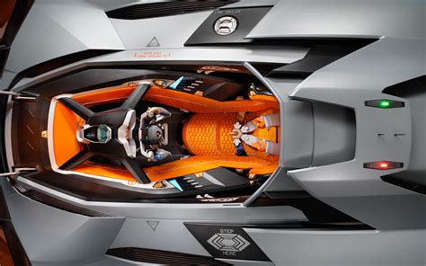 Lamborghini Egoista Interior. - Wallpapers