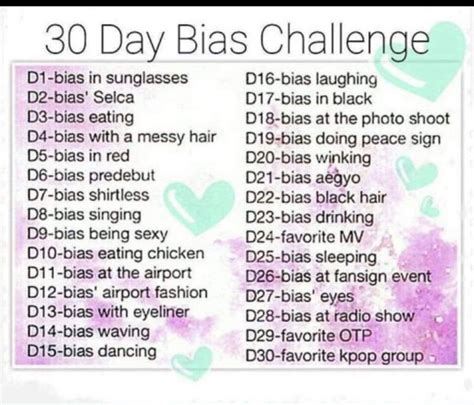 30 Days Bias Challenge D6 GERMAN BTS AMINO Amino