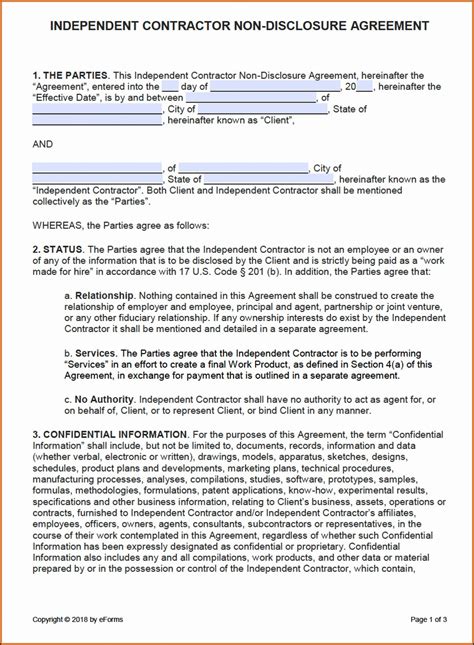 Template Nda Form - Form : Resume Examples #v19x5BoY7E