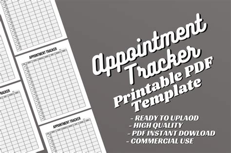 Appointment Tracker Canva Template Graphic By Alternative Creative