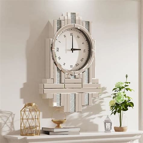 Horloge Murale Design Moderne Salon Grande Pendule Murale Silencieuse