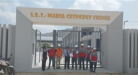 Lambayeque Pronied Entreg Obras De Reconstrucci N De La Ie Mar A