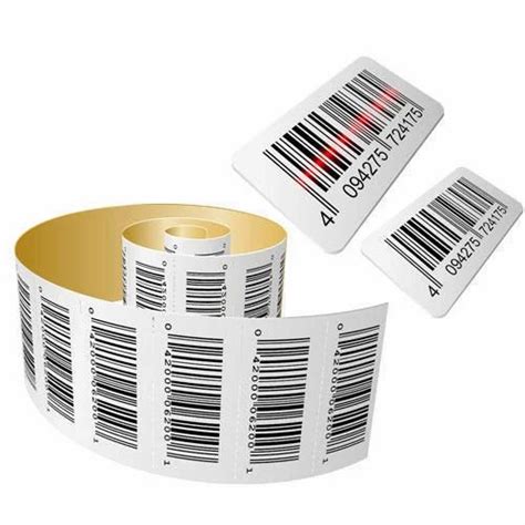 White Printed Pvc Barcode Label At Rs Piece In Ludhiana Id