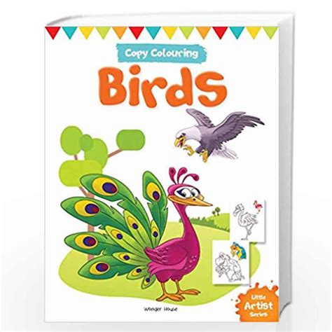 Little Artist Series Birds Copy Colour Books By Wonder House Books