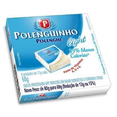 Queijo POLENGUINHO Light 4 Unidades 68g