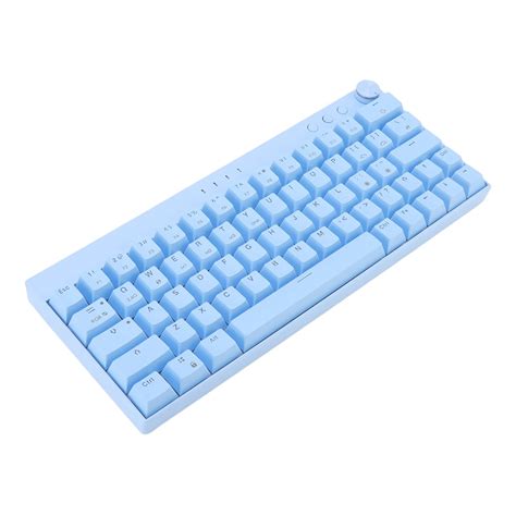 ciciglow Wireless Mechanical Gaming Keyboard Blue 64 Keys Plus Wireless ...