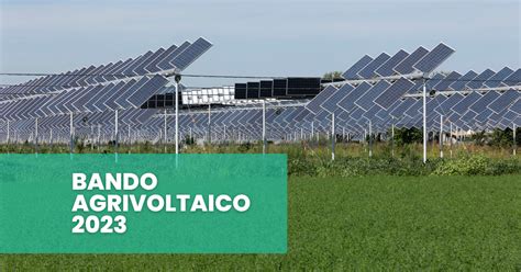 Bando Agrivoltaico