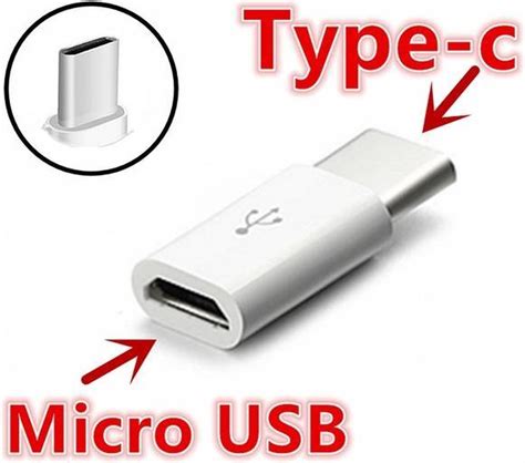 Bol USB Verloop Stekker Adapter Female Micro USB Naar Male USB