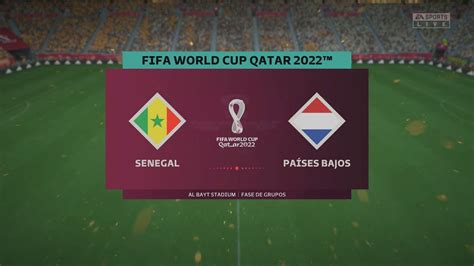 Holanda Vs Senegal World Cup Qatar 2022 Simulación Fifa 23 4k Hdr Youtube