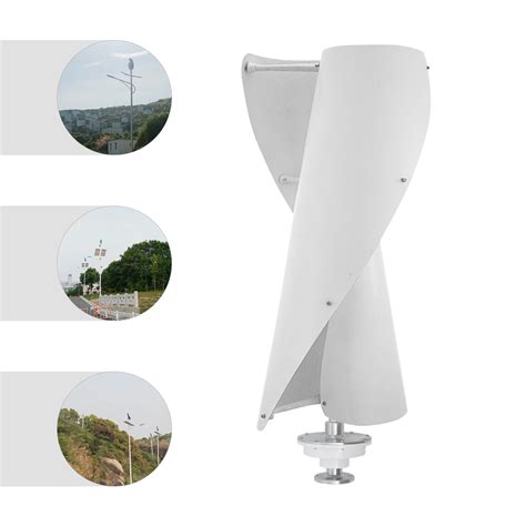 Aiqidi 400W Wind Power Turbine Generator Vertical Helix Maglev Wind