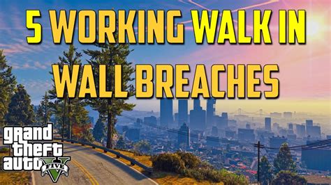 Easy Working Wall Breaches Gta Online Youtube