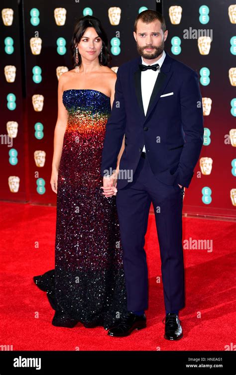 Jamie Dornan And Amelia Warner Attending The Ee British Academy Film Awards Held At The Royal