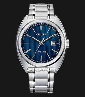 Citizen Mechanical Nj L Men Blue Dial Stainless Steel Strap