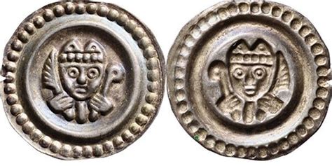 Denier Bracteate Eberhard Ii Of Waldburg Thann Bishopric Of