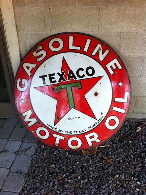 Vintage Texaco sign | Texaco, Texaco vintage, Porcelain signs