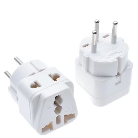 Universal IL EG Plug Adapter EU European US UK To Israel 3 Pin Egypt