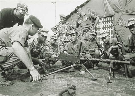 Special Forces Troops Under Gillespie Train A South Vietnamese Strike