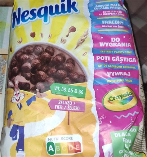 Nesquik Nestl Kal Rie Kj A Nutri N Hodnoty Kalorick Tabu Ky Sk