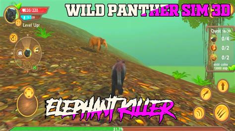 The Elephant Killer Of Wild Panther Sim D Android Game Youtube