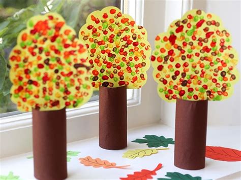 Herfstboom Knutselen Zo Maak Je Een Vrolijke Herfstboom Met Papier