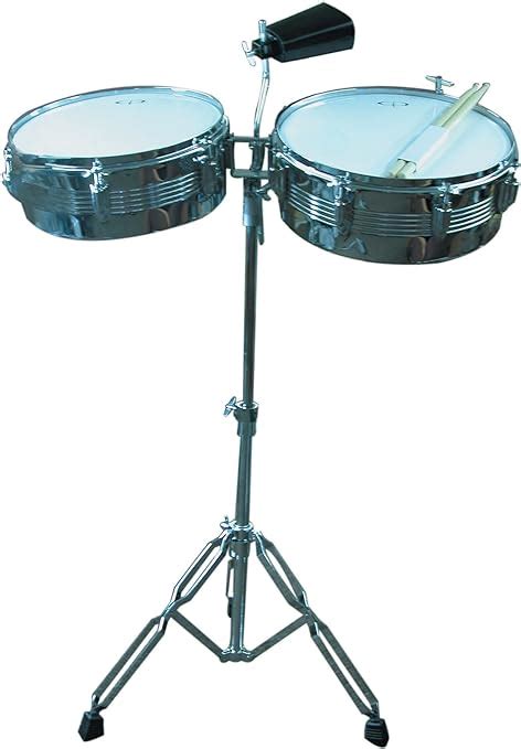 Amazon.com: GP Percussion LT156 Timbale Drum Set : Musical Instruments