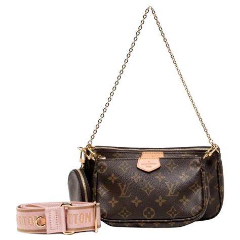 Lv Monogram Multi Pochette Pink Crossbody Bag For Sale At Stdibs