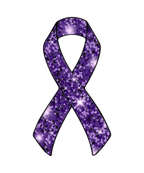 Premium Vector Purple Awareness Ribbon