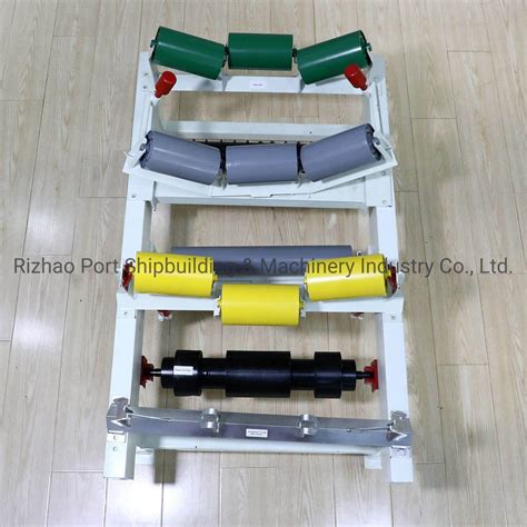 SPD Conveyor Trough Idler Roller Conveyor Roller For Port Mine Cement