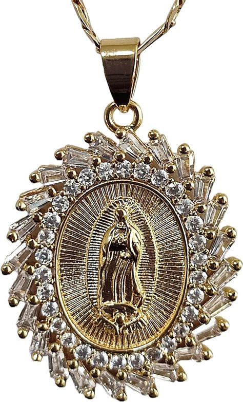 Maria Almudena Collar Virgen De Guadalupe Medalla Virgen De Guadalupe