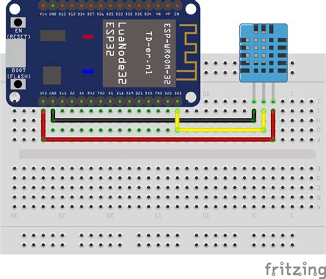 Esp With Dht Temperature And Humidity Sensor Using Off