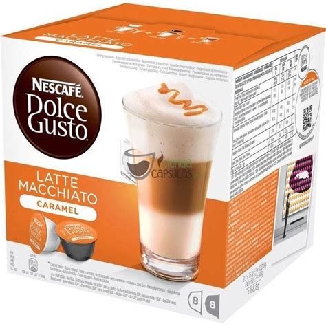 C Psulas Dolce Gusto Nescaf Latte Macchiato Caramelo Unidades