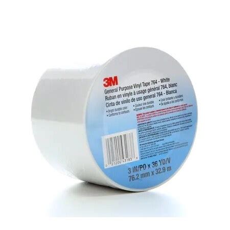 M Oil Gas General Purpose Vinyl Tape White In X Yd Mil