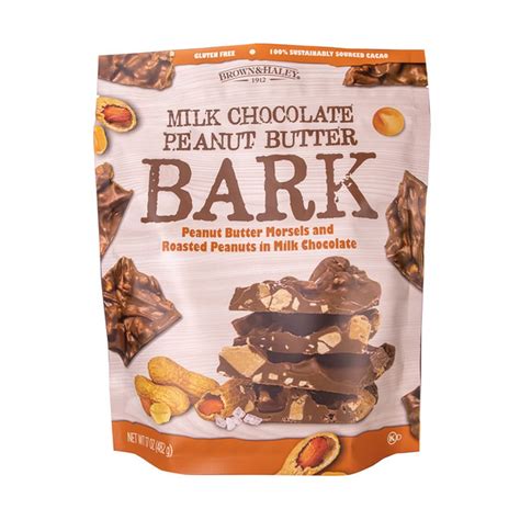 Brown Haley Milk Chocolate Peanut Butter Bark 17 Oz Delivery Or