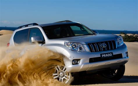 Free Download Hd Wallpaper Toyota Land Cruiser Prado Grey Toyota Suv Cars 1920x1200