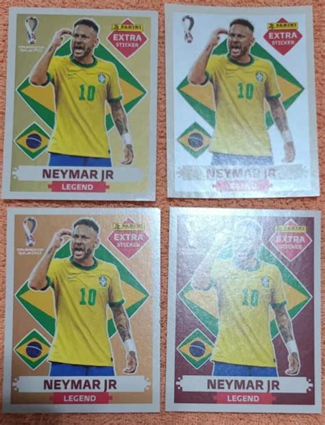 Neymar X Panini Fifa World Cup Qatar Extra Sticker Panini