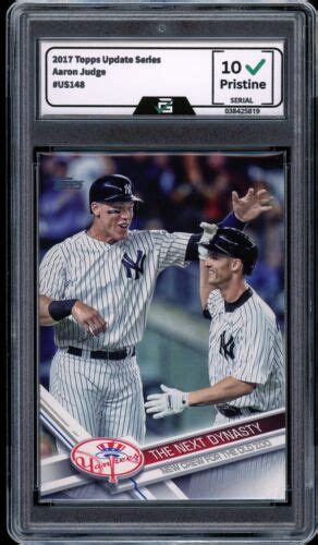 Topps Update Us Aaron Judge Rookie Card Rc Prime Graded Gem