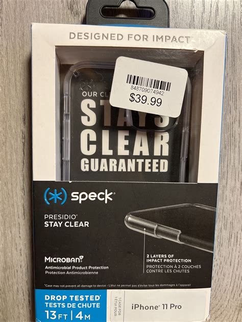 Speck Products Presidio Stay Clear Iphone Pro Presidio Stay Clear